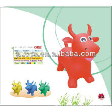 Cheap PVC inflatable jumping cow for kids